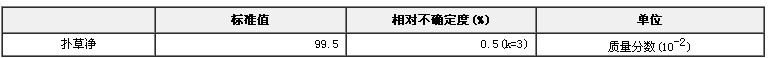 扑草净农药纯度标准物质