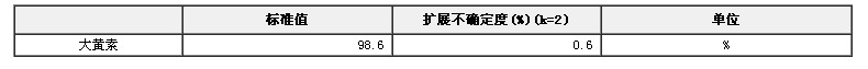 大黄素纯度标准物质