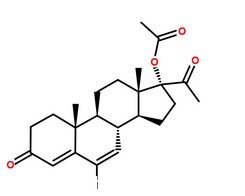 醋酸甲地孕酮分子结构图