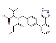 缬沙坦分子结构图