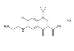 6-(2-Aminoethylamino)-7-chloro-1-cyclopropyl-4-oxo-1,4-dihydroquinoline-3-carboxylic Acid 