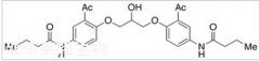 N,N’-[(2-Hydroxypropane-1,3-diyl)bis[oxy(3-acetyl-1,4-phenylene)]]dibutanamide