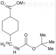 cis,trans-(1,1-Dimethylethoxy)carbonyl Tranexamic Acid Methyl Ester-13C2,15N