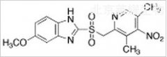 4-Desmethoxy-4-nitro Omeprazole Sulfone