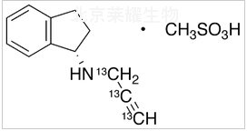 (S)-Rasagiline-13C3 Mesylate