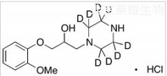 α-[(2-Methoxyphenoxy)methyl]-1-piperazineethanol-d3 Hydrochloride标准品