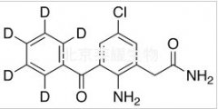 2-Amino-3-benzoyl-5-chlorobenzeneacetamide-d5