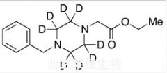 (4-Benzylpiperazin-1-yl)acetic Acid Ethyl Ester-d8