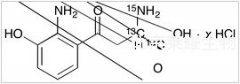 rac 3-Hydroxy Kynurenine-13C2,15N Hydrochloride Salt