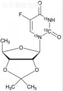 5’-Deoxy-2’,3’-O-isopropylidene-5-fluorouridine-13C,15N2