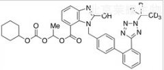 2-Desethoxy-2-hydroxy-2H-2-ethyl Candesartan Cilexetil-d5