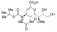 (4S,5R,6R)-5-Acetamido-4-tert-butyloxycarbonylamino-6-((1R,2R)-2,3-dihydroxy-1-methoxyprop