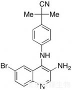 2-(4-((3-Amino-6-bromoquinolin-4-yl)amino)-phenyl)-2-methylpropanenitrile