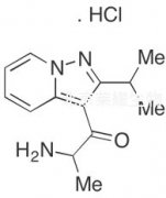 2-Amino-1-[2-(1-methylethyl) pyrazolo[1,5-a] pyridin-3-yl]-1-propanone hydrochloride