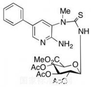 1-(2-amino-5-phenylpyridin-3-yl)-1-methylthiourea N-β-D-Glucuronide Methyl Ester Triacetat