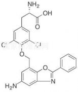 O-[(5-Amino-2-phenyl-7-benzoxazolyl)methyl]-3,5-dichloro-L-tyrosine