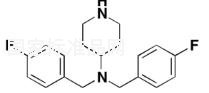 N,N-bis[(4-fluorophenyl)methyl]piperidin-4-amine