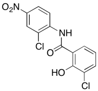 3-Chloro-N-(2-chloro-4-nitrophenyl)-2-hydroxybenzamide