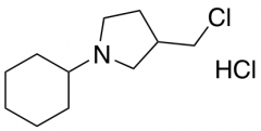 3-(chloromethyl)-1-cyclohexylpyrrolidine hydrochloride