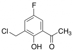 1-[3-(chloromethyl)-5-fluoro-2-hydroxyphenyl]ethan-1-one