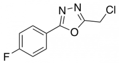 2-(chloromethyl)-5-(4-fluorophenyl)-1,3,4-oxadiazole