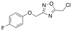 5-(Chloromethyl)-3-(4-fluorophenoxymethyl)-1,2,4-oxadiazole