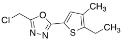 2-(Chloromethyl)-5-(5-ethyl-4-methylthiophen-2-yl)-1,3,4-oxadiazole