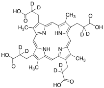 Coproporphyrin lll-d8  (contains up to 5% Coproporphyrin I)