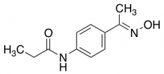 N-{4-[1-(hydroxyimino)ethyl]phenyl}propanamide