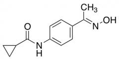 N-{4-[1-(hydroxyimino)ethyl]phenyl}cyclopropanecarboxamide