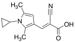 2-Cyano-3-(1-cyclopropyl-2,5-dimethyl-1H-pyrrol-3-yl)prop-2-enoic Acid
