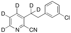 2-Cyano-3-(3-chlorophenylethyl)pyridine-d5