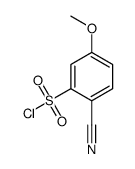 2-Cyano-5-methoxybenzene-1-sulfonyl chloride