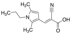 2-Cyano-3-(2,5-dimethyl-1-propyl-1H-pyrrol-3-yl)prop-2-enoic Acid