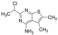 2-(1-Chloroethyl)-5,6-dimethylthieno[2,3-d]pyrimidin-4-amine