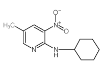 2-Cyclohexylamino-5-methyl-3-nitropyridine
