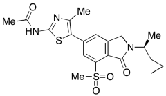 N-[5-[2-[(1S)-1-cyclopropylethyl]-2,3-dihydro-7-(methylsulfonyl)-1-oxo-1H-isoindol-5-yl]-4