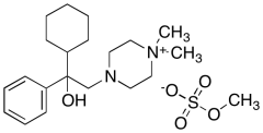 4-(2-Cyclohexyl-2-hydroxy-2-phenylethyl)-1,1-dimethylpiperazin-1-ium Methyl Sulfate