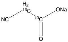 2-Cyano-acetic Acid Sodium Salt-13C2