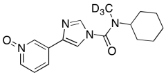 N-Cyclohexyl-N-methyl-4-(1-oxido-3-pyridinyl)-1H-imidazole-1-carboxamide-d3