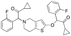 1-Cyclopropyl-2-(2-(2-cyclopropyl-1-(2-fluorophenyl)-2-oxoethoxy)-6,7-dihydrothieno[3,2-c]