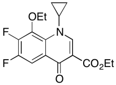 1-Cyclopropyl-8-ethoxy-6,7-difluoro-1,4-dihydro-4-oxo-3-quinolinecarboxylic Acid Ethyl Est