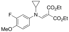 2-[[N-Cyclopropyl-(3-fluoro-4-methoxyphenyl)amino]methylene]-propanedioic Acid 1,3-Diethyl