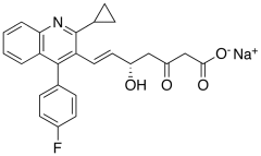 (5S,6E)-7-[2-Cyclopropyl-4-(4-fluorophenyl)-3-quinolinyl]-5-hydroxy-3-oxo-6-heptenoic Acid