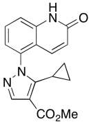 5-Cyclopropyl-1-(1,2-dihydro-2-oxo-5-quinolinyl)-1H-pyrazole-4-carboxylic Acid Methyl Este