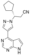 (3S)-3-Cyclopentyl-3-[4-(7H-pyrrolo[2,3-d]pyrimidin-4-yl)-1H-pyrazol-1-yl]propanenitrile (