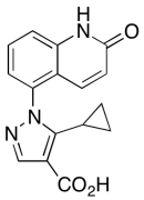 5-Cyclopropyl-1-(1,2-dihydro-2-oxo-5-quinolinyl)-1H-pyrazole-4-carboxylic Acid