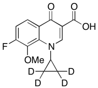 1-Cyclopropyl-7-fluoro-1,4-dihydro-8-methoxy-4-oxo-3-quinolinecarboxylic Acid-d4