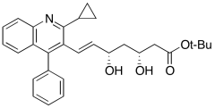 (3R,5S,6E)-7-(2-Cyclopropyl-4-phenyl-3-quinolinyl)-3,5-dihydroxy-6-heptenoic Acid tert-But
