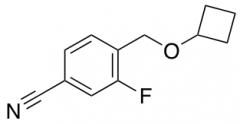 4-(cyclobutoxymethyl)-3-fluorobenzonitrile